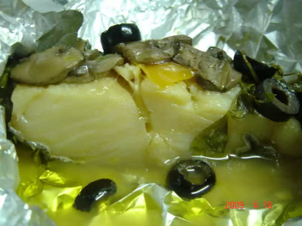 Bacalhau em Papelote