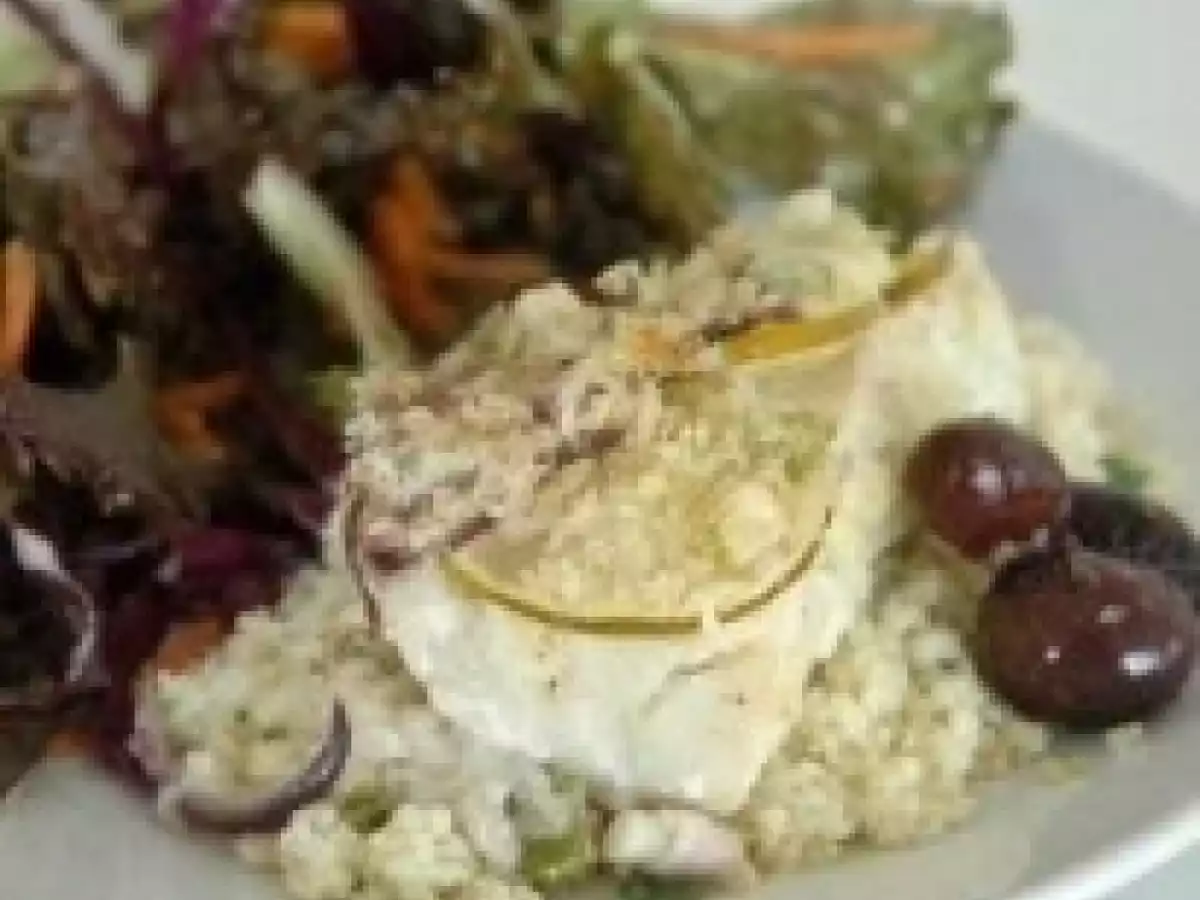 Bacalhau fresco ao vinho branco