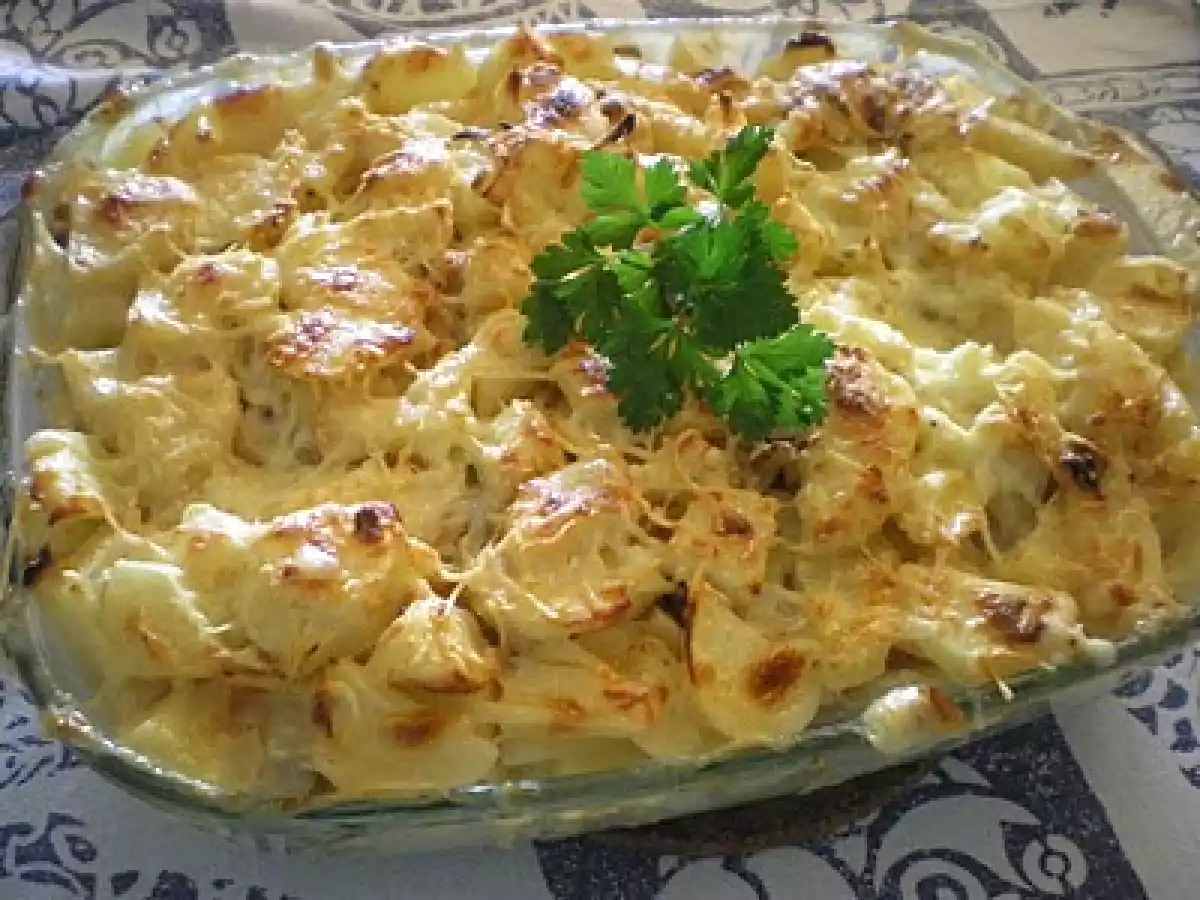 Bacalhau gratinado