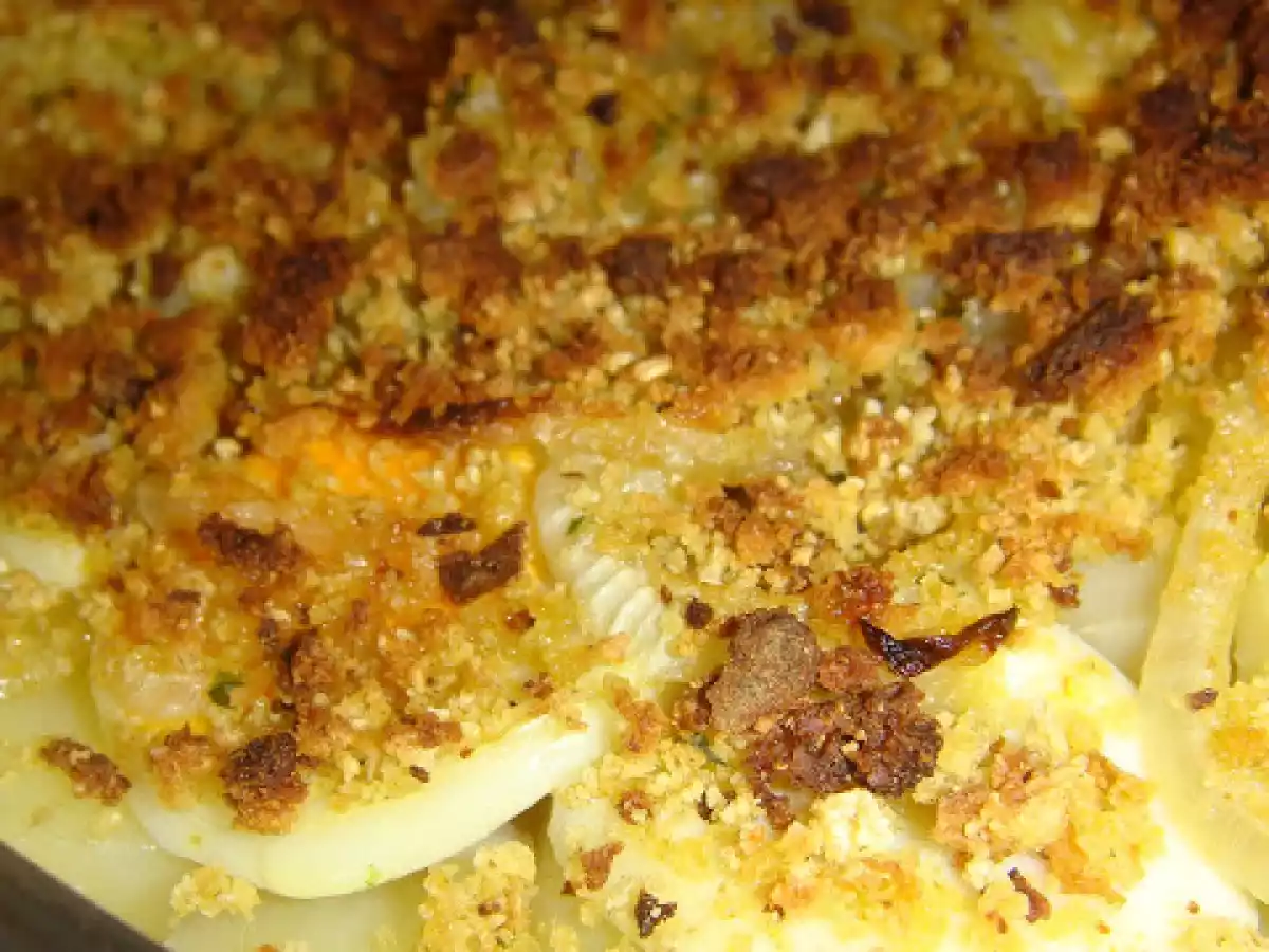 Bacalhau Gratinado com Broa de Milho Aromatizada - foto 2