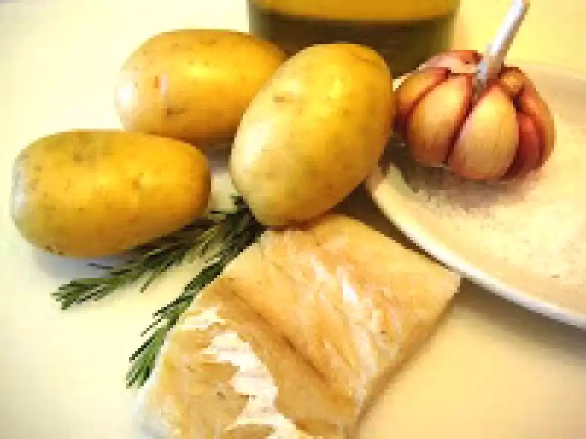 Bacalhau grelhado com batatas ao murro - foto 2