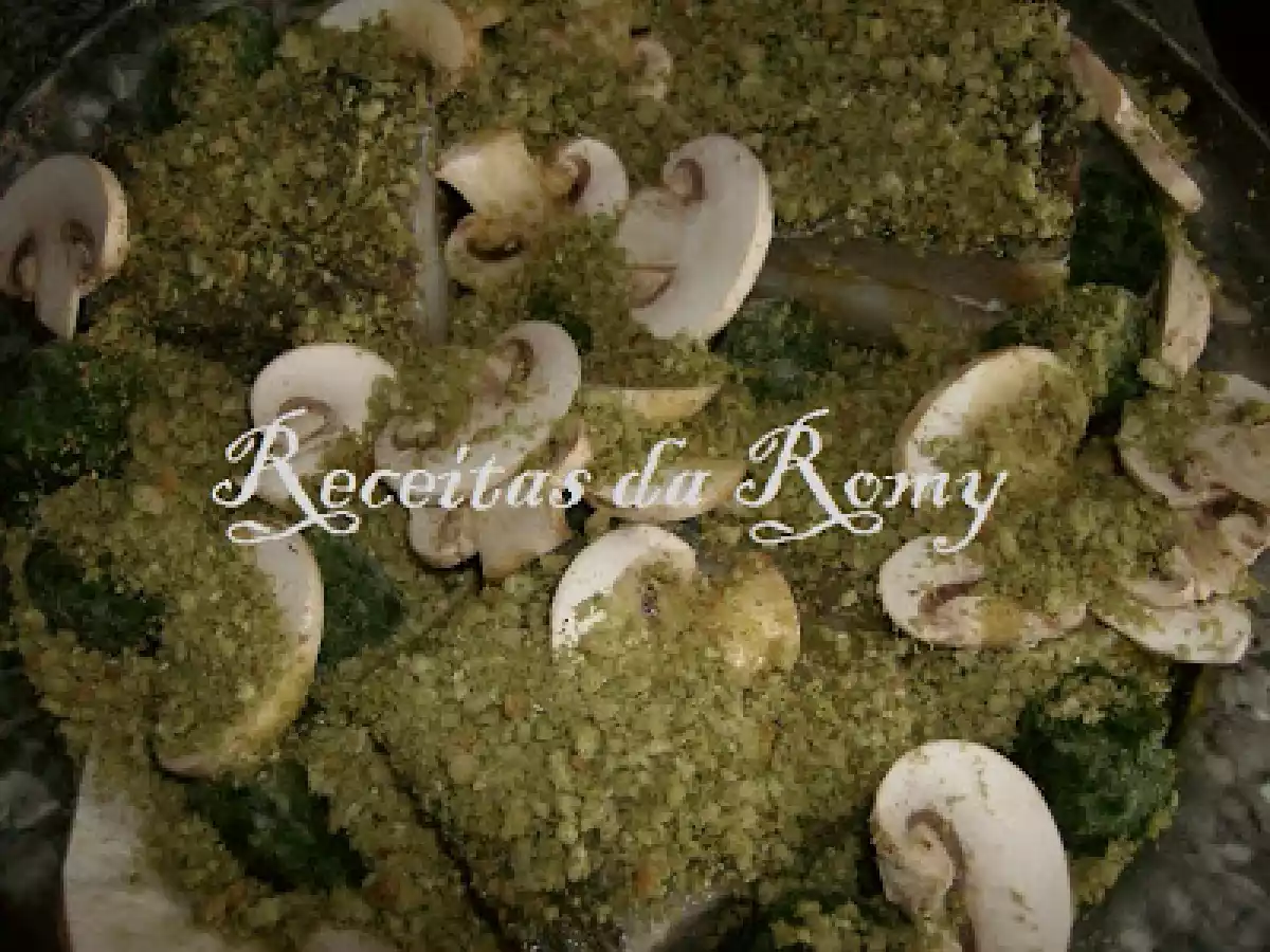 Bacalhau recheado com Queijo Palhais e entrada de cogumelos recheados - foto 11