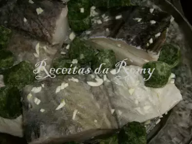 Bacalhau recheado com Queijo Palhais e entrada de cogumelos recheados - foto 9