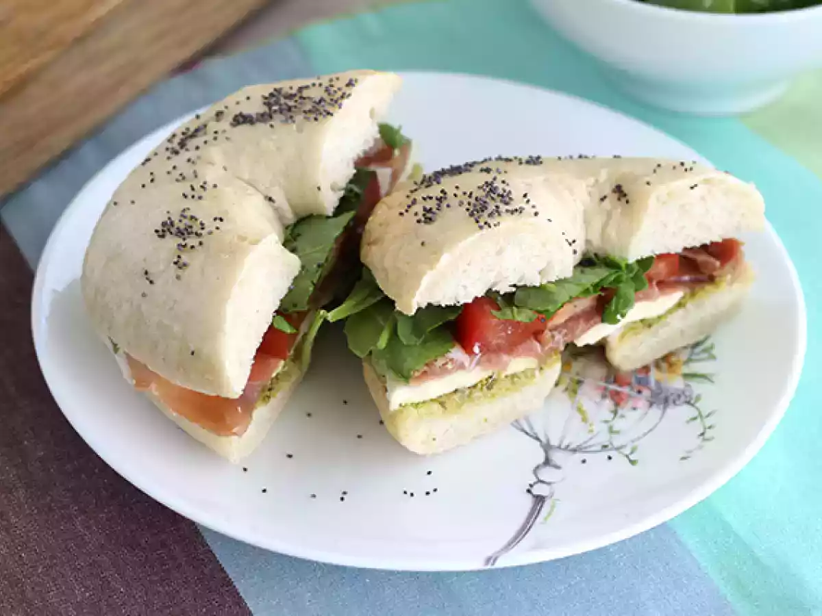Bagel Italiano, fácil e rápido