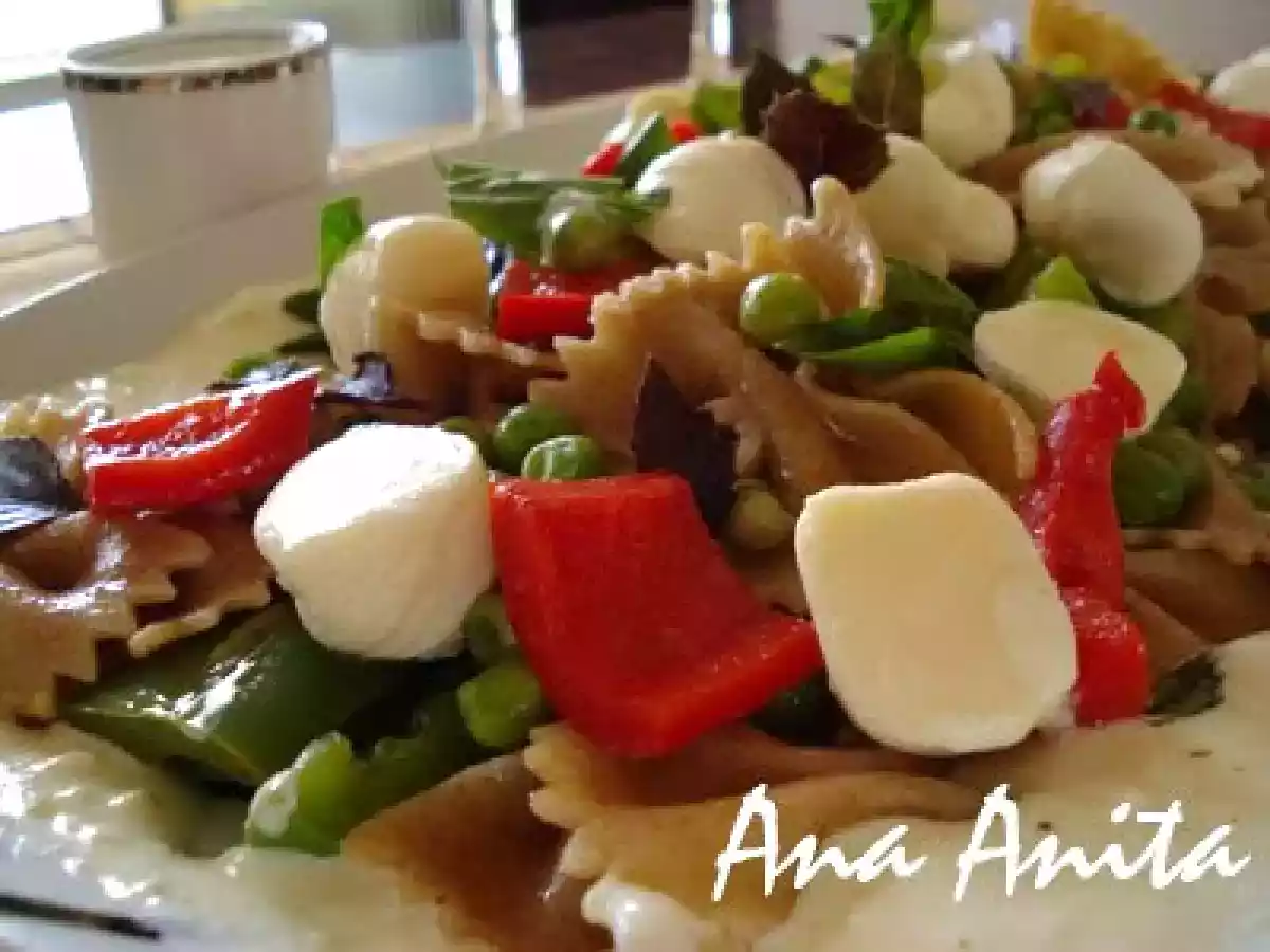 Baita fome e Nada Pronto... Salada Fria de Macarrão
