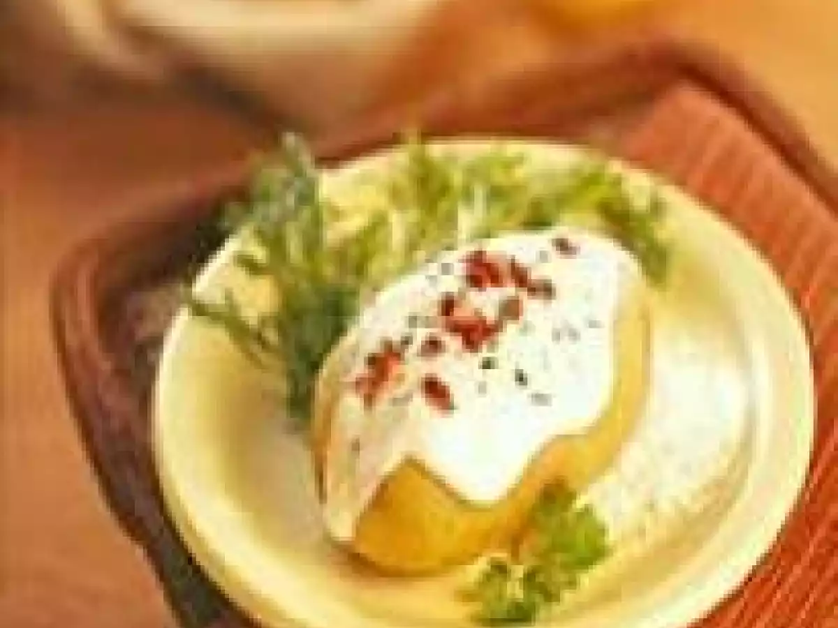 Baked potato com requeijão