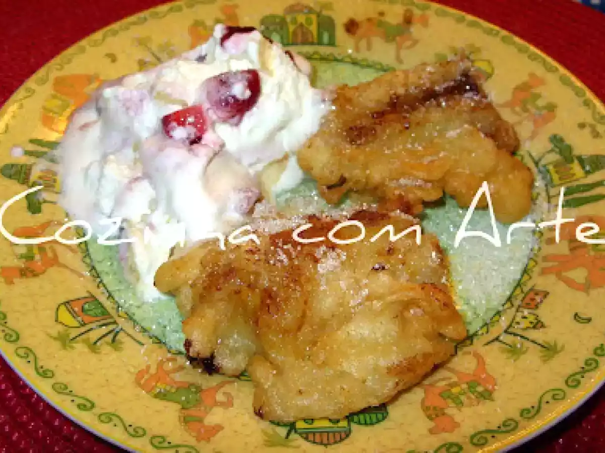 Banana frita com gelado - foto 4