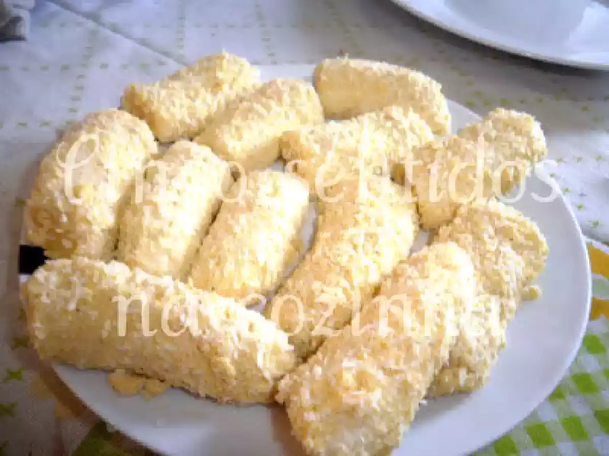 Banana frita em farinha de milho e coco - foto 4