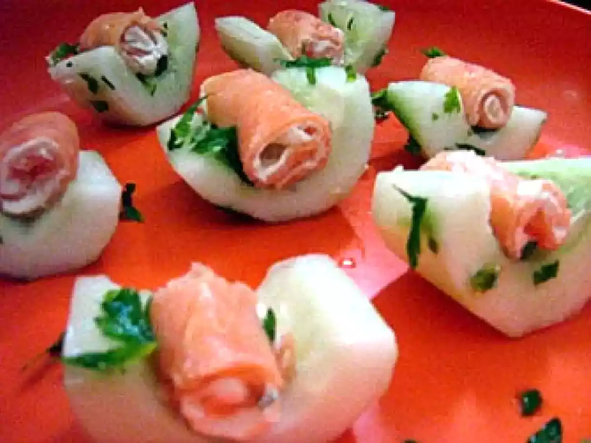 Barquinha Salmao e pepino
