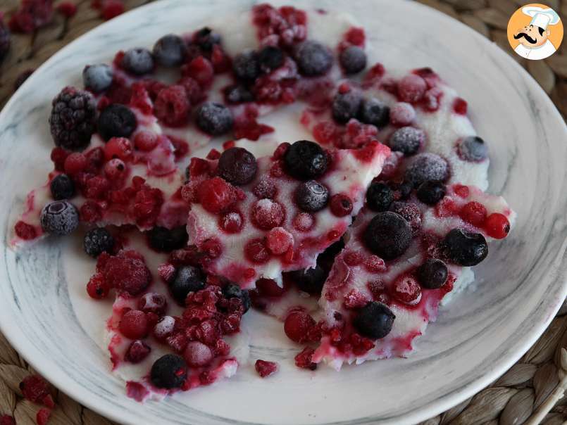 Barra congelada de iogurte e frutas vermelhas, foto 2