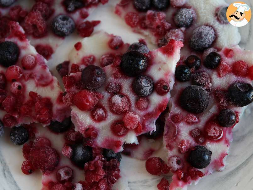 Barra congelada de iogurte e frutas vermelhas, foto 3