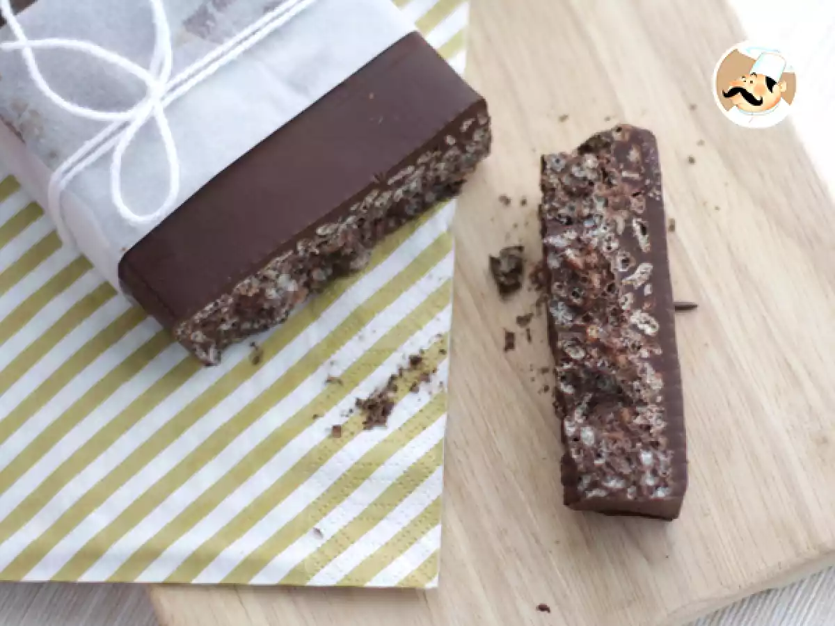 Barra de Chocolate com Cereais de arroz tufado - foto 2