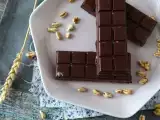 Barra de chocolate Kinder Country caseira, apenas 3 ingredientes, foto 1