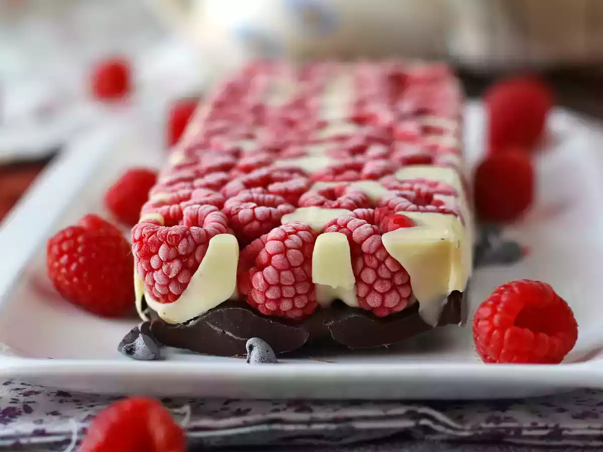 Barra de chocolate no estilo Franuí com framboesa e chocolate! - foto 2