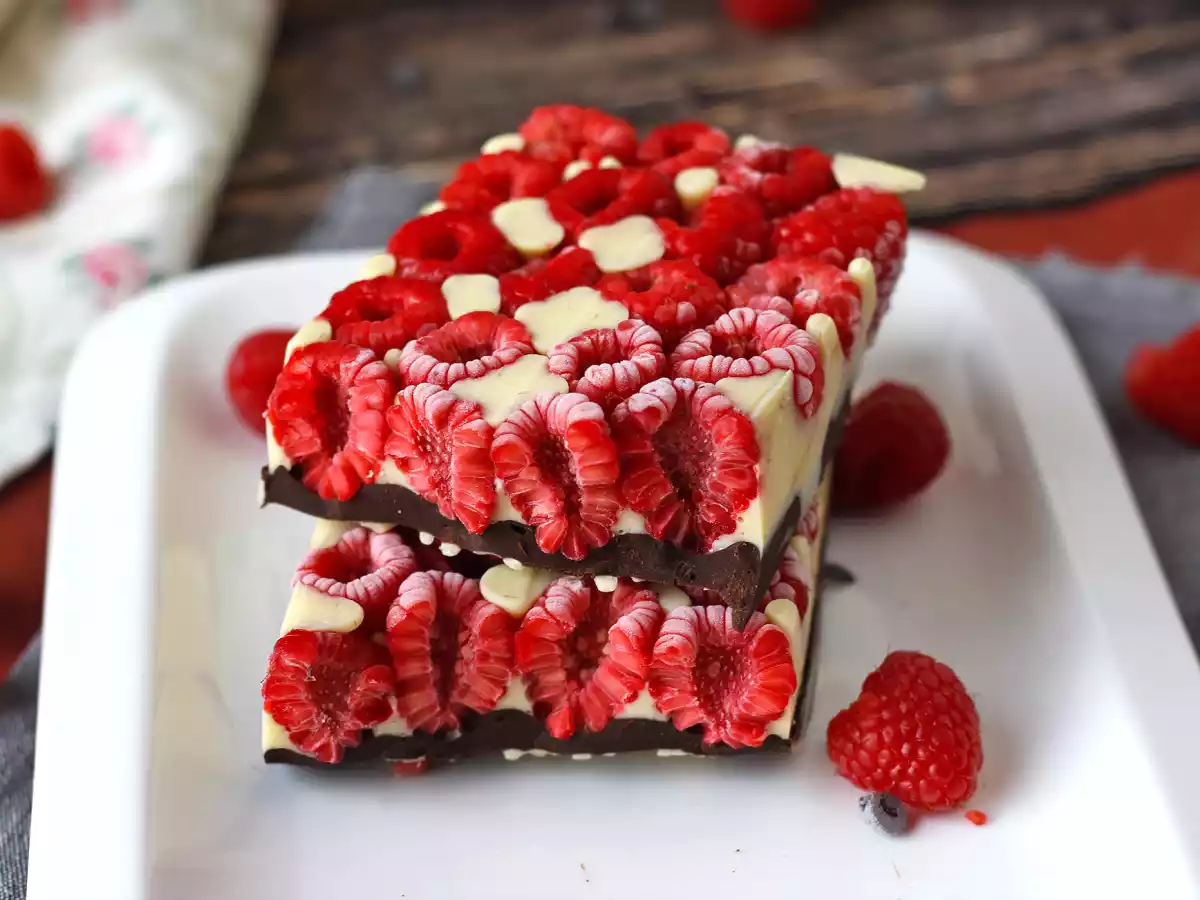 Barra de chocolate no estilo Franuí com framboesa e chocolate! - foto 6