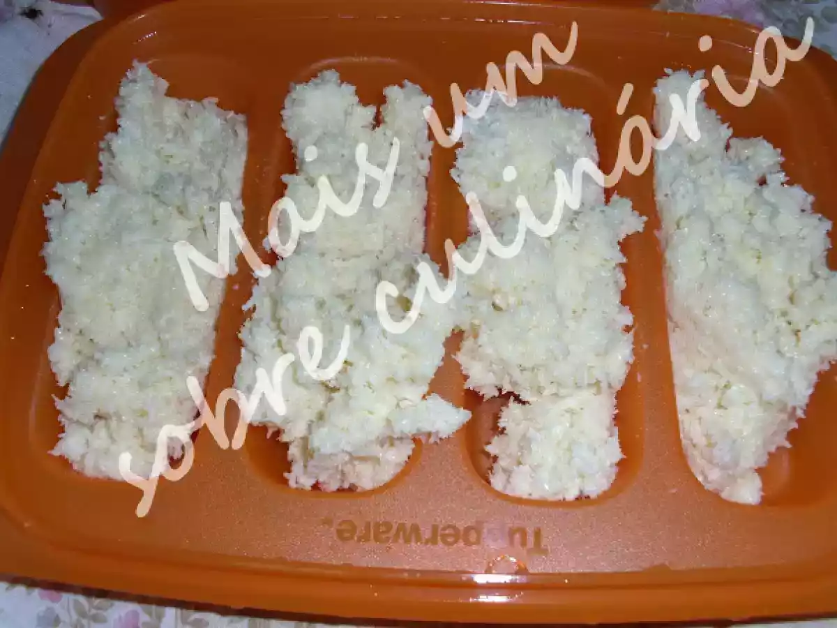 Barras de coco caseiras tipo bounty ? T-Bar da Tupperware