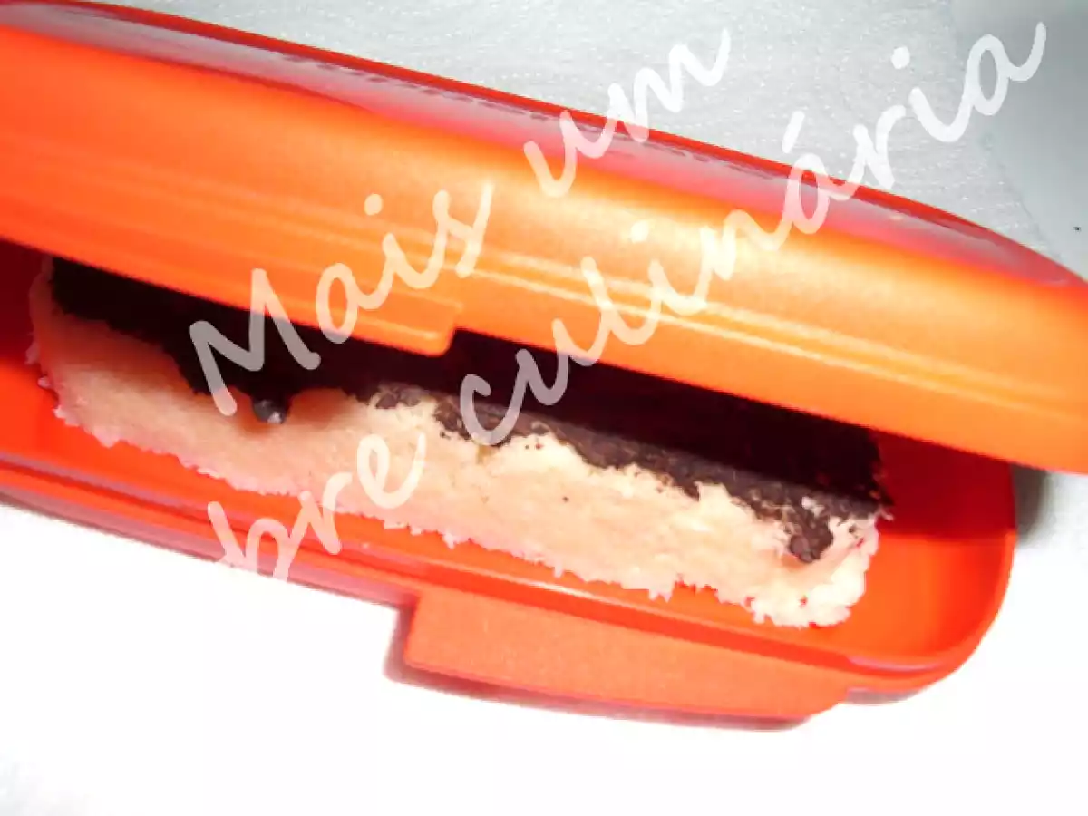 Barras de coco caseiras tipo bounty ? T-Bar da Tupperware - foto 3