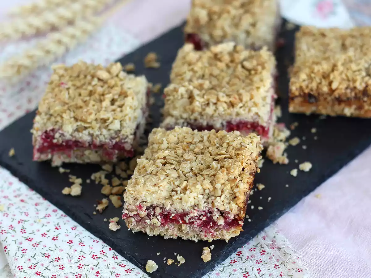 Barras de crumble sabor framboesa - foto 3
