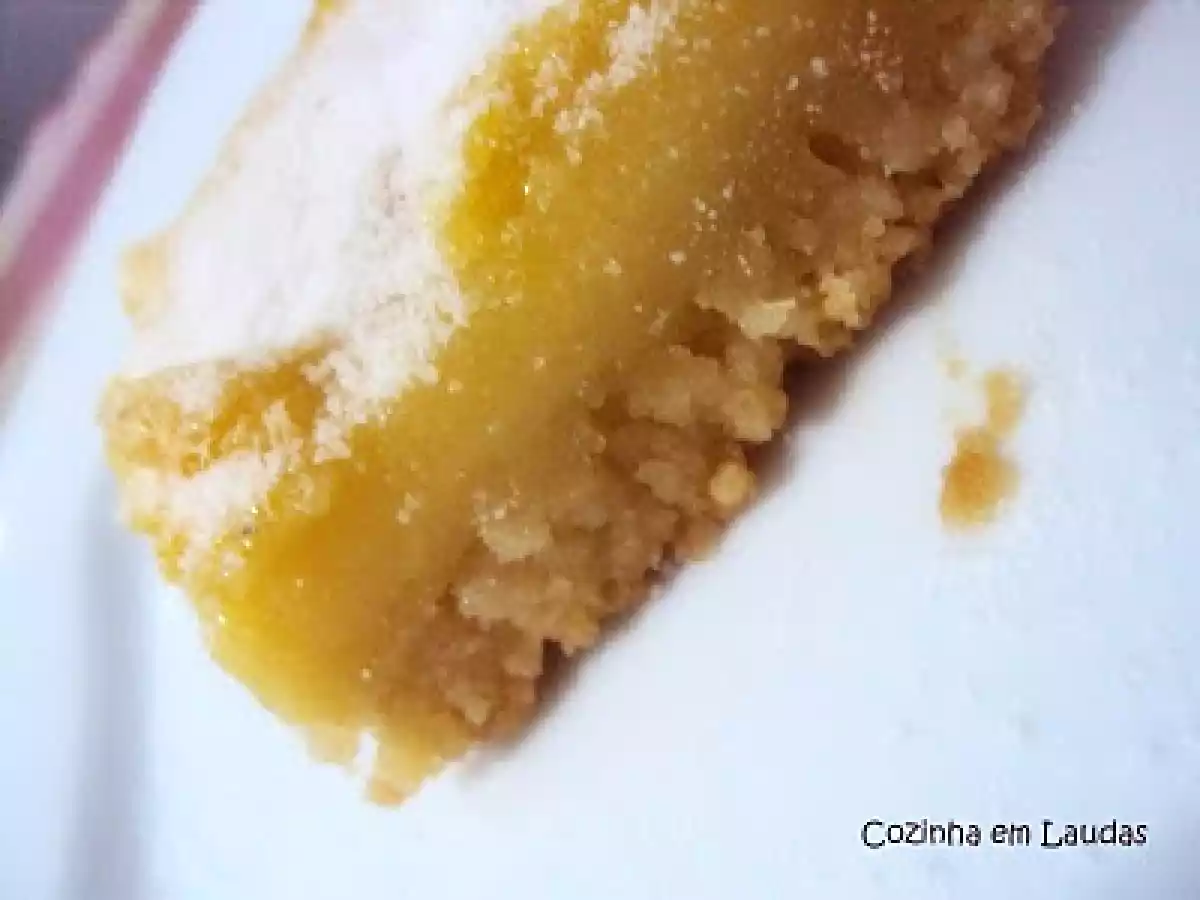Barrinhas de limão [Lemon bars]