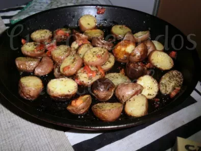 Batata assada com tomate e manjericão - foto 3