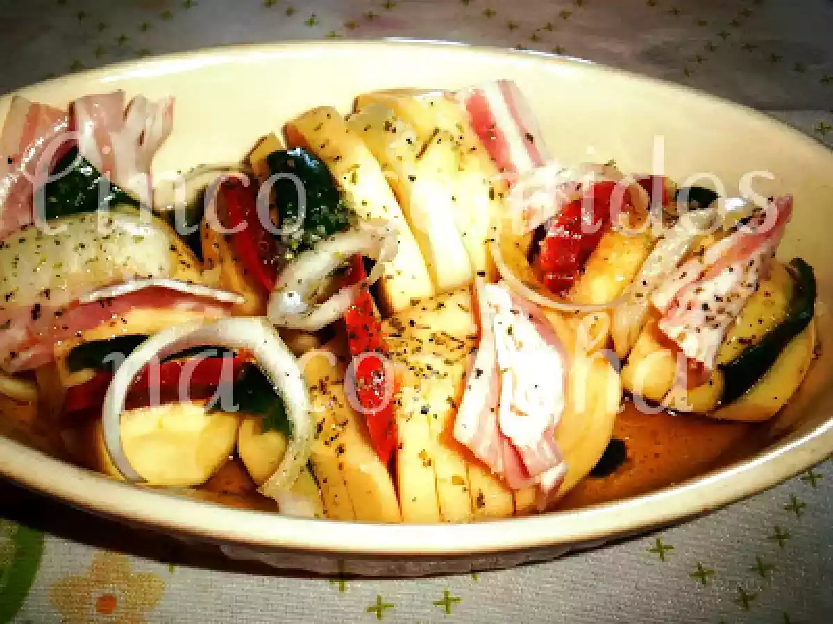 Batata assada em leque - foto 2