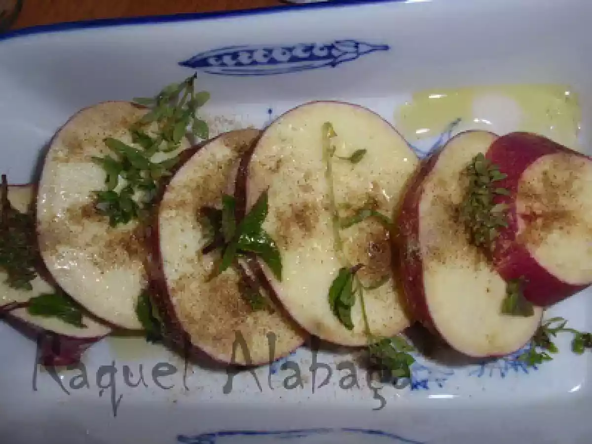 Batata Doce aromatizada com Cardamomo, Tomilho e Menta - foto 4