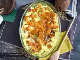 Batata doce gratinada com leite de coco e caril (curry), foto 3