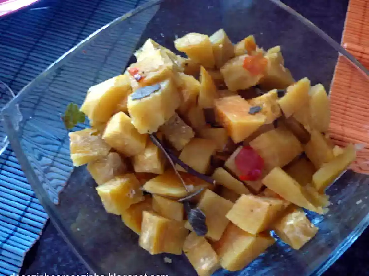 Batata doce no micro-ondas