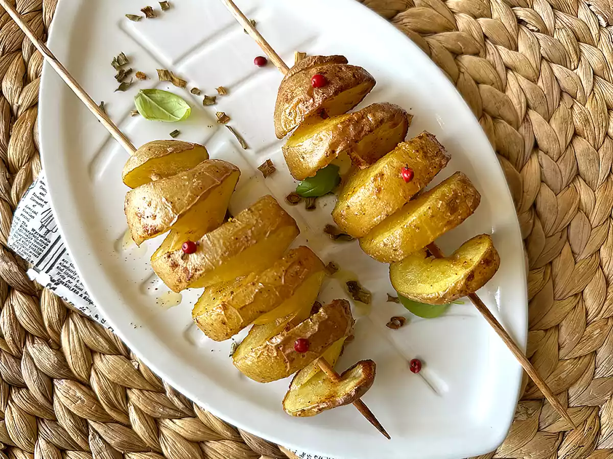 Batata espiral no palito, a técnica infalível sem máquina - foto 2