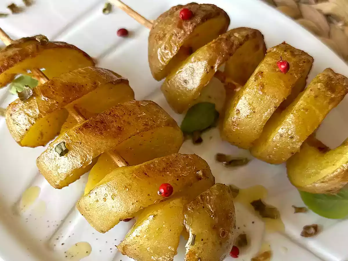 Batata espiral no palito, a técnica infalível sem máquina - foto 3