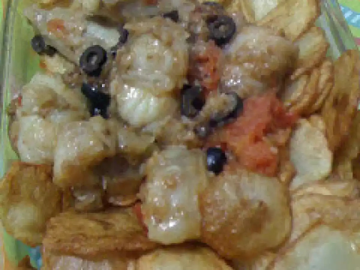 Batata frita com ninho de tamboril - foto 2