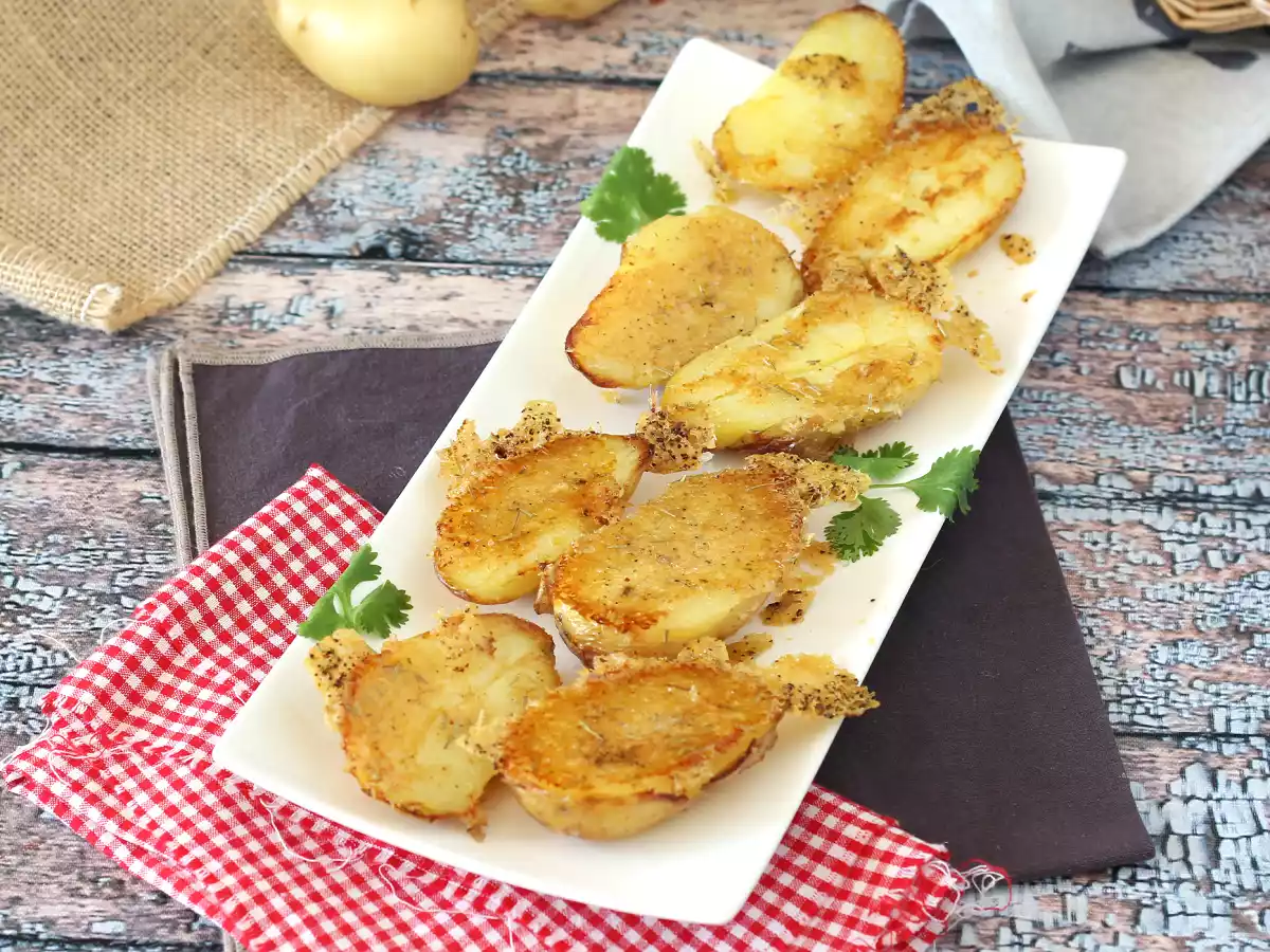 Batata gratinada com parmesão - foto 3
