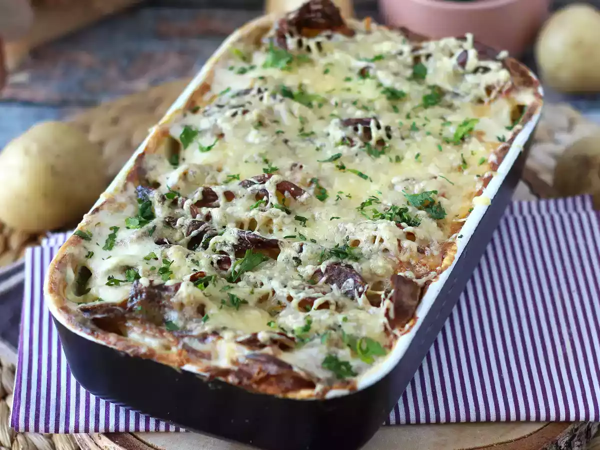 Batata gratinada na Air Fryer