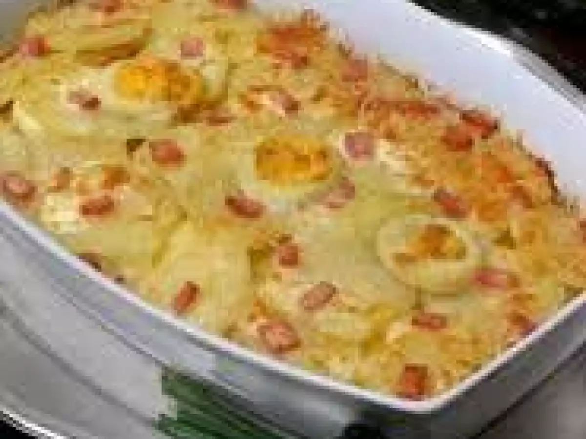 Batata Inglesa com creme de leite