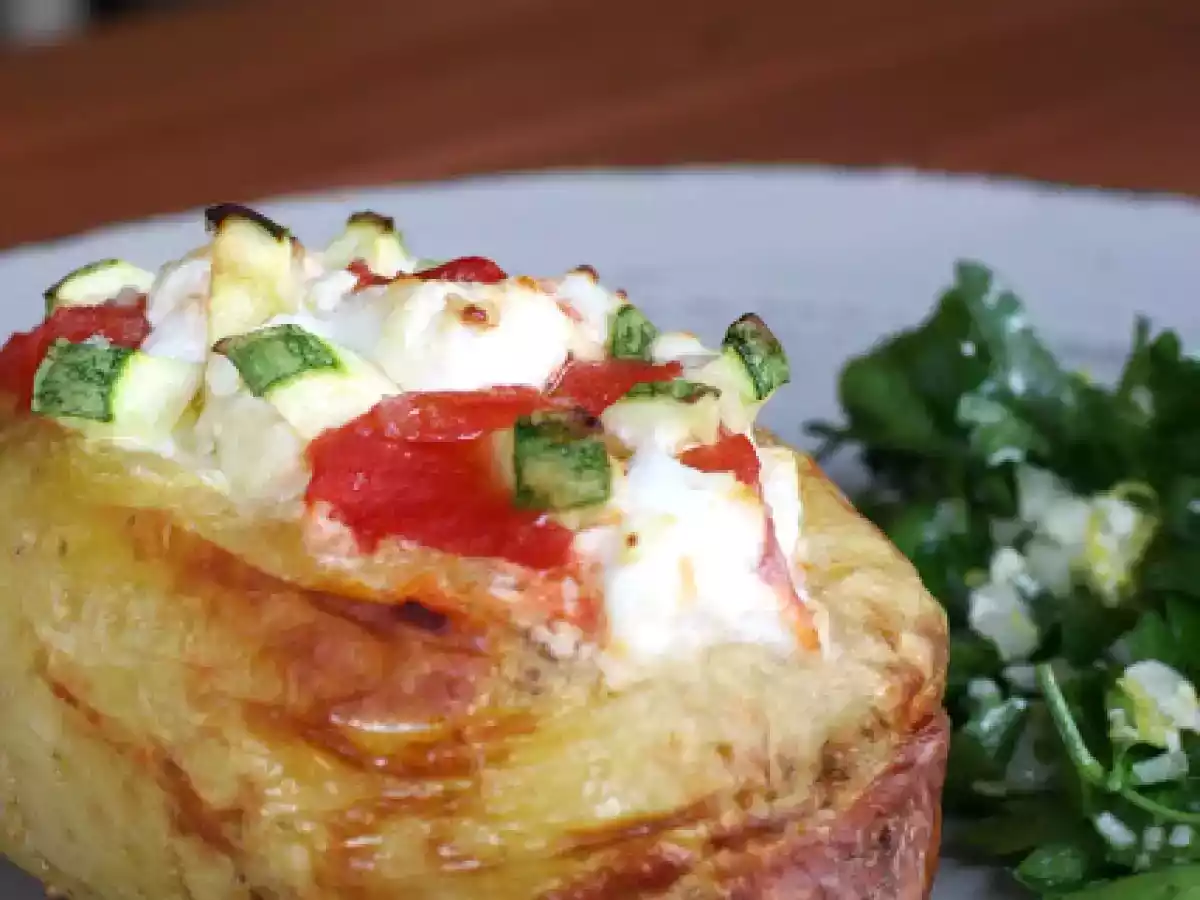 Batata Recheada com Abobrinha e Chèvre - foto 2