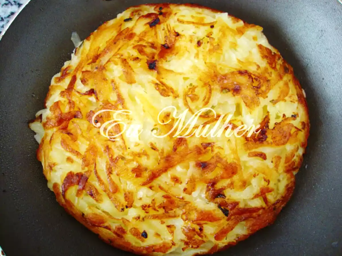 BATATA RÖSTI COM QUEIJO DE BÚFALA - PASSATEMPO ALQUIMIA DE INGREDIENTES