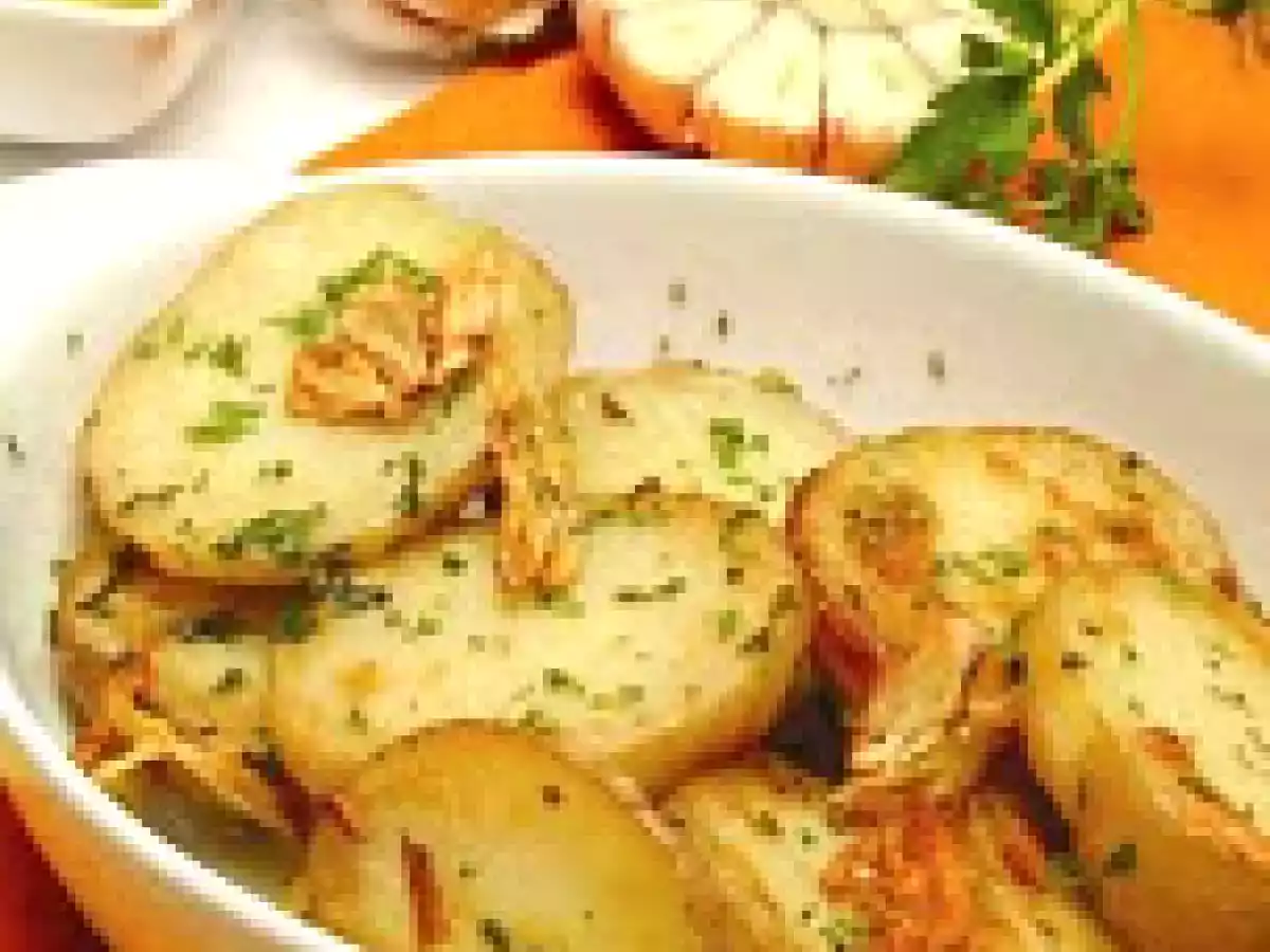 Batatas ao Alho (vegana)