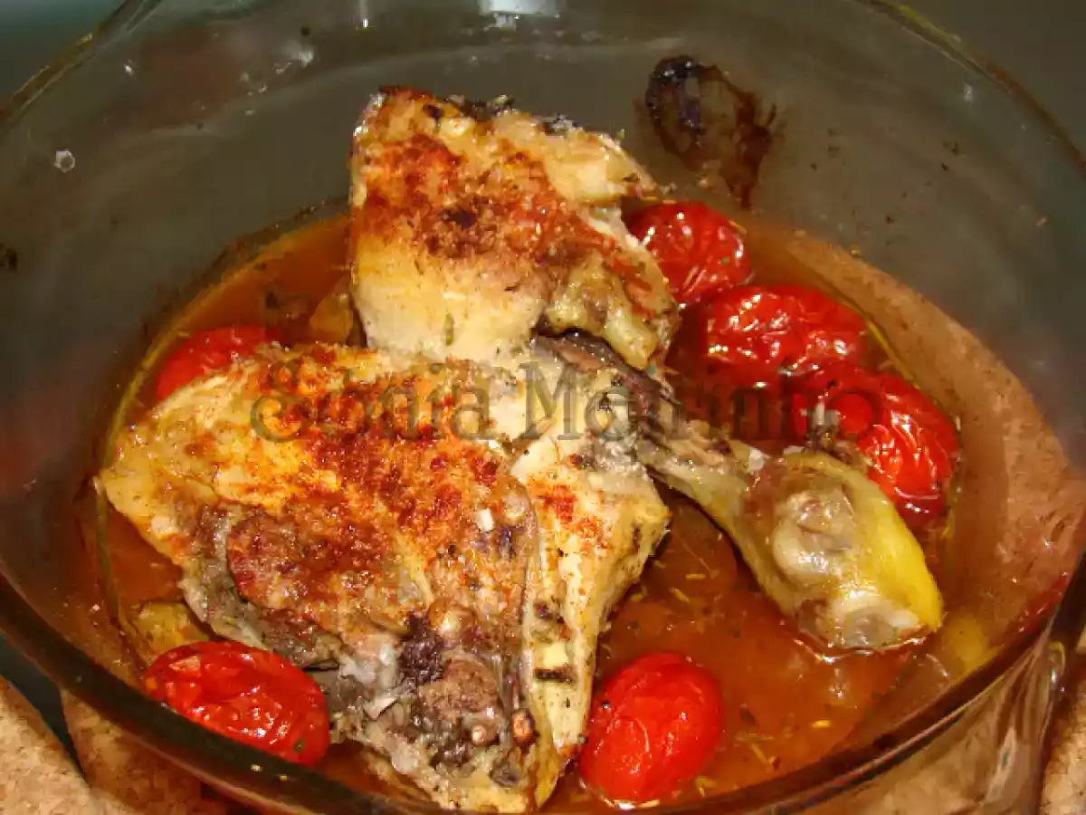 Batatas às rodelas assadas e Frango assado no Forno - foto 6