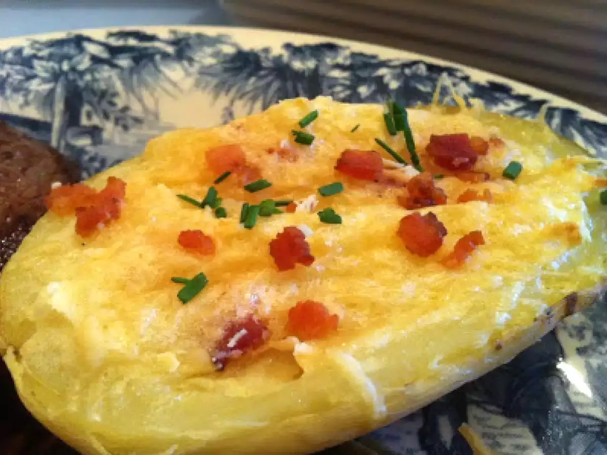 Batatas Assadas e Gratinadas com Parmesão e Bacon Crocante - foto 2