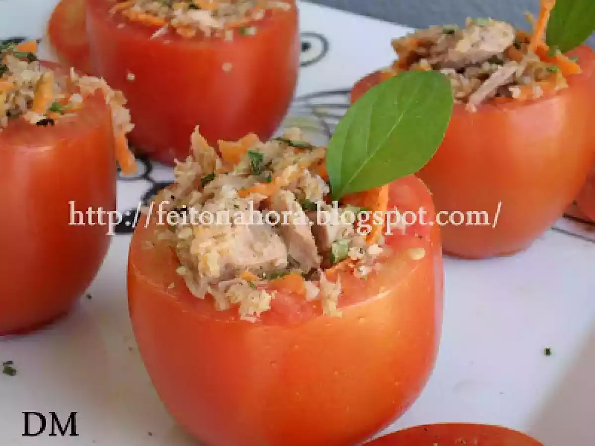 Batatas Assadas Recheadas e Tomates recheados - foto 2
