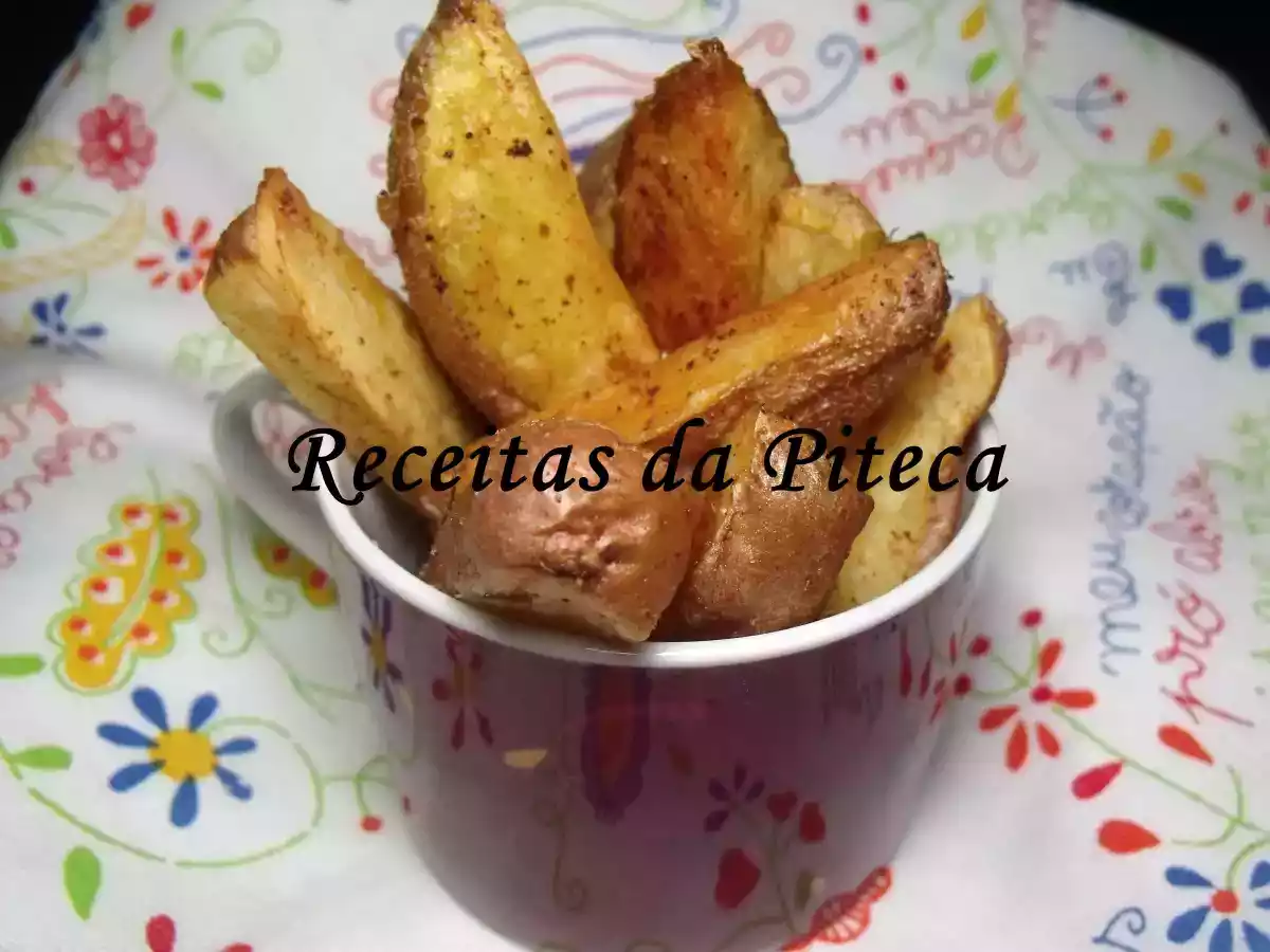 Batatas crocantes com especiarias