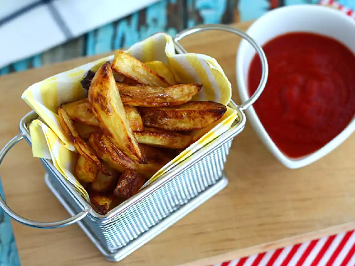 Batatas Fritas ao forno (muito crocante)