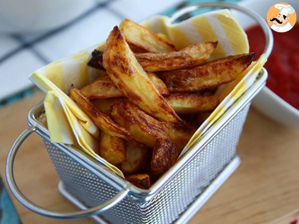 Strawberry Crumble: Batata Frita de Forno Crocante