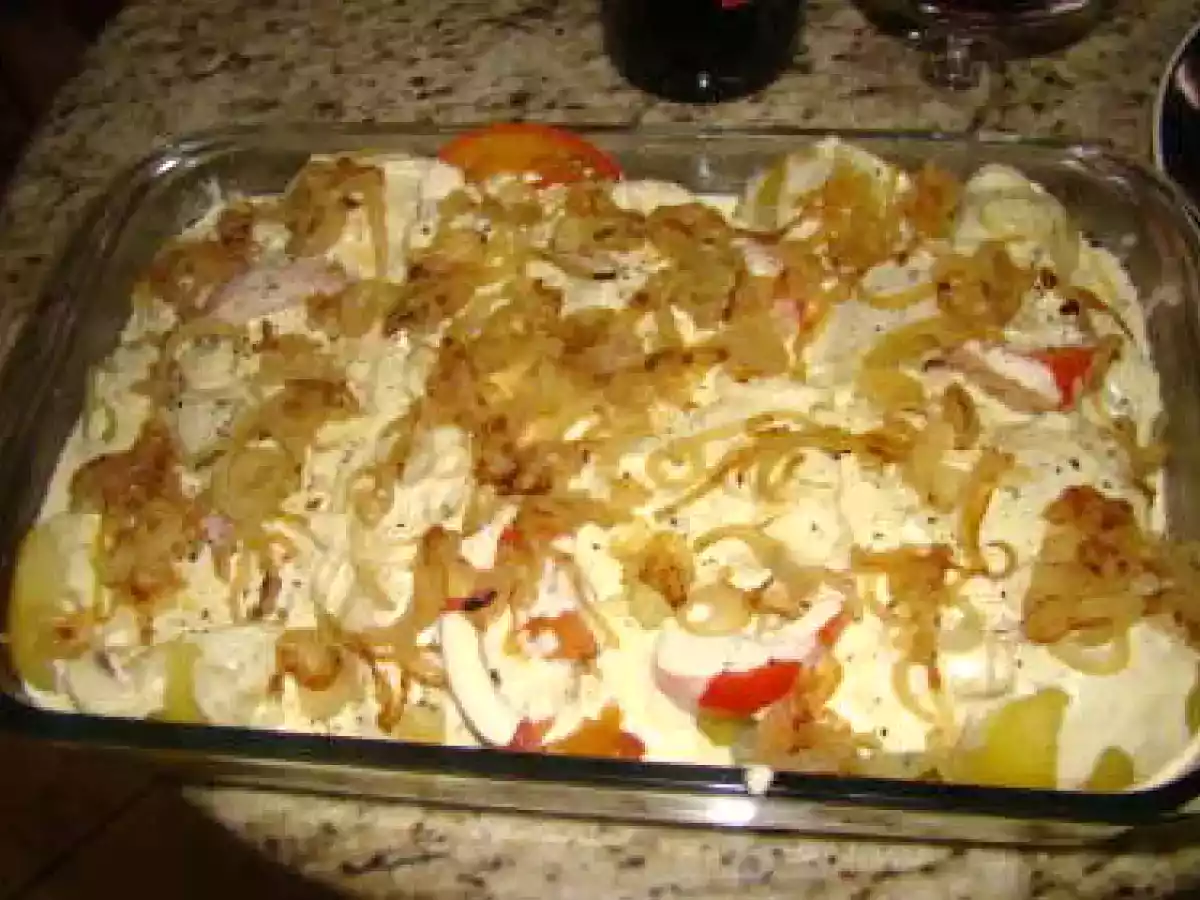 Batatas Gratinadas ao Molho de Champignon - foto 2