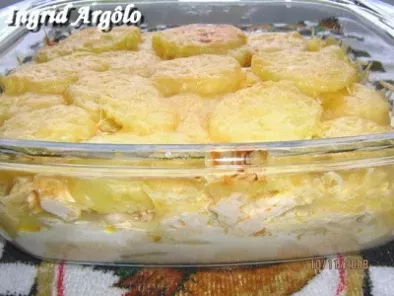 Batatas gratinadas com molho branco e queijo (Renata/Ingrid)