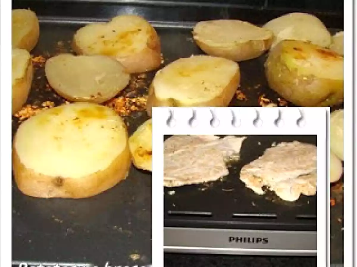 Batatas na brasa