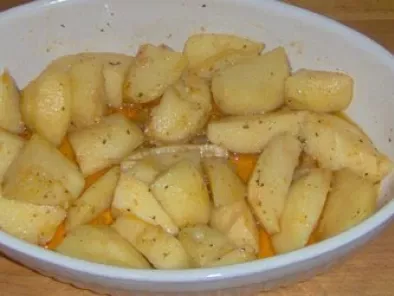 Batatas no microondas