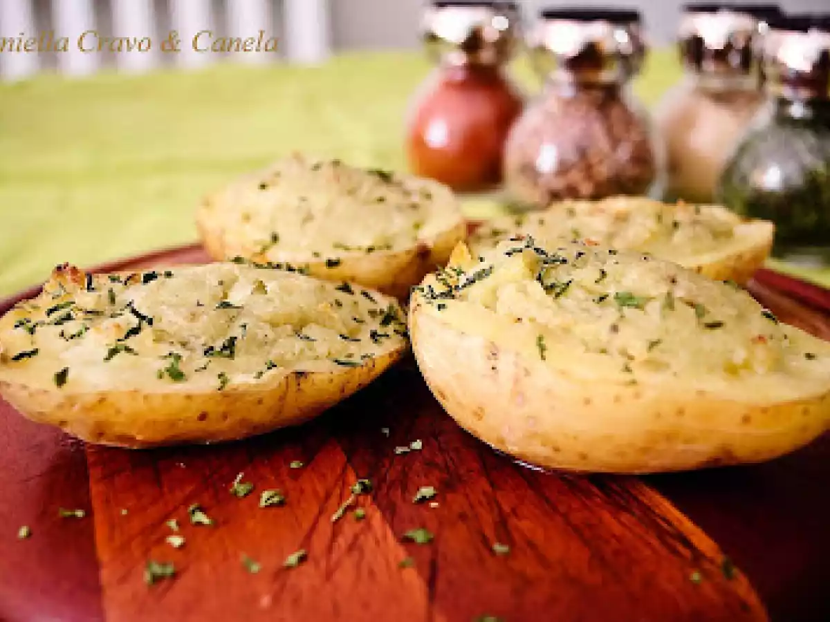 Batatas Recheadas com Gorgonzola