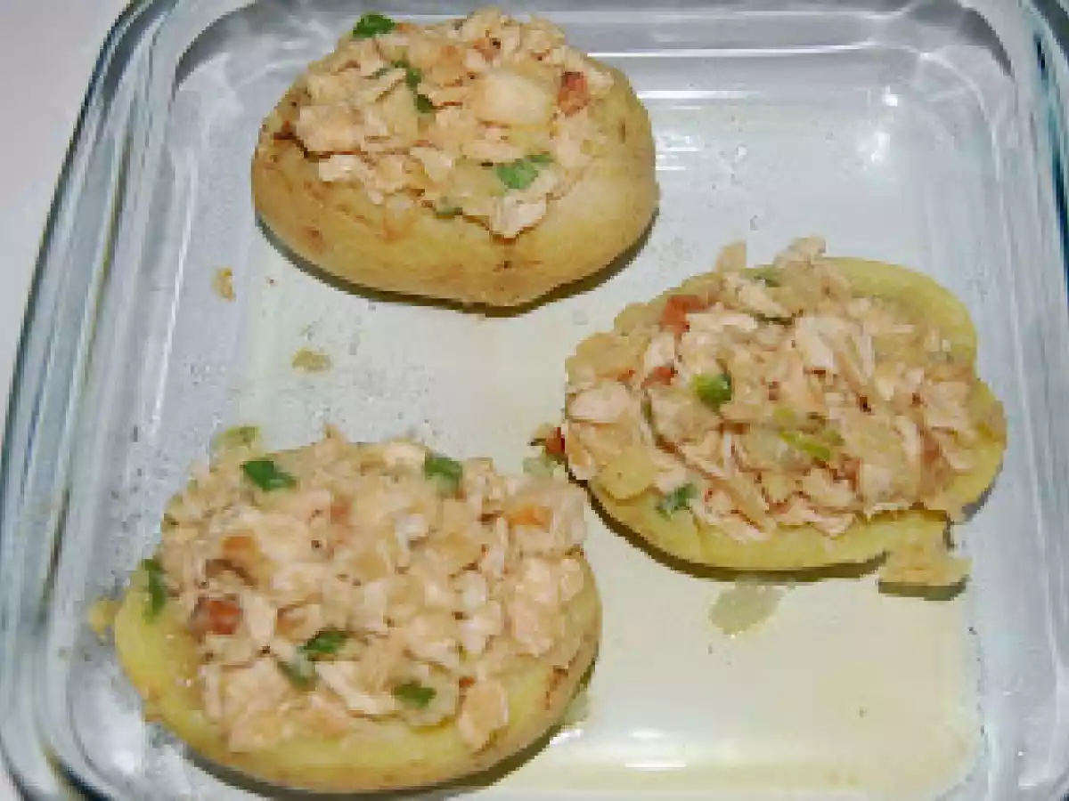 Batatas Recheadas de Frango ao Forno - foto 6