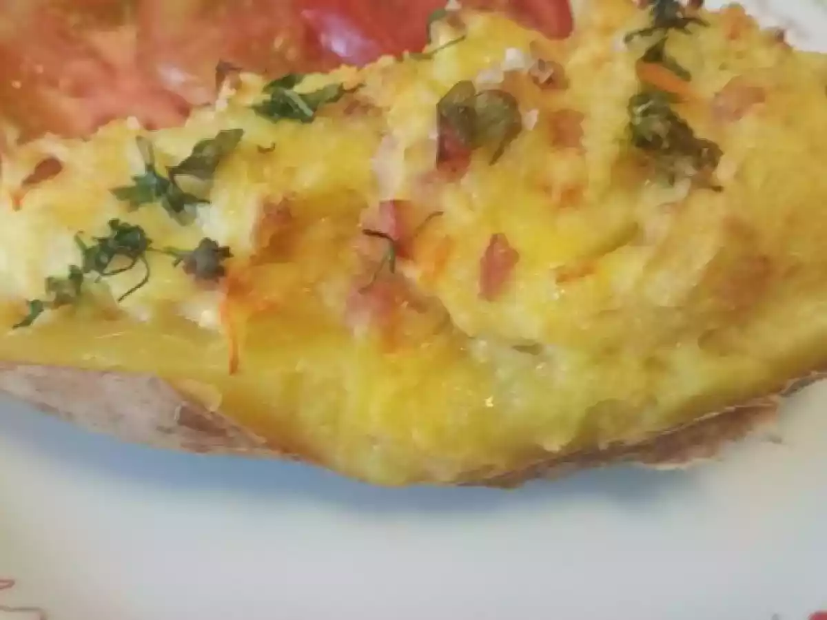 Batatas Recheadas no Forno